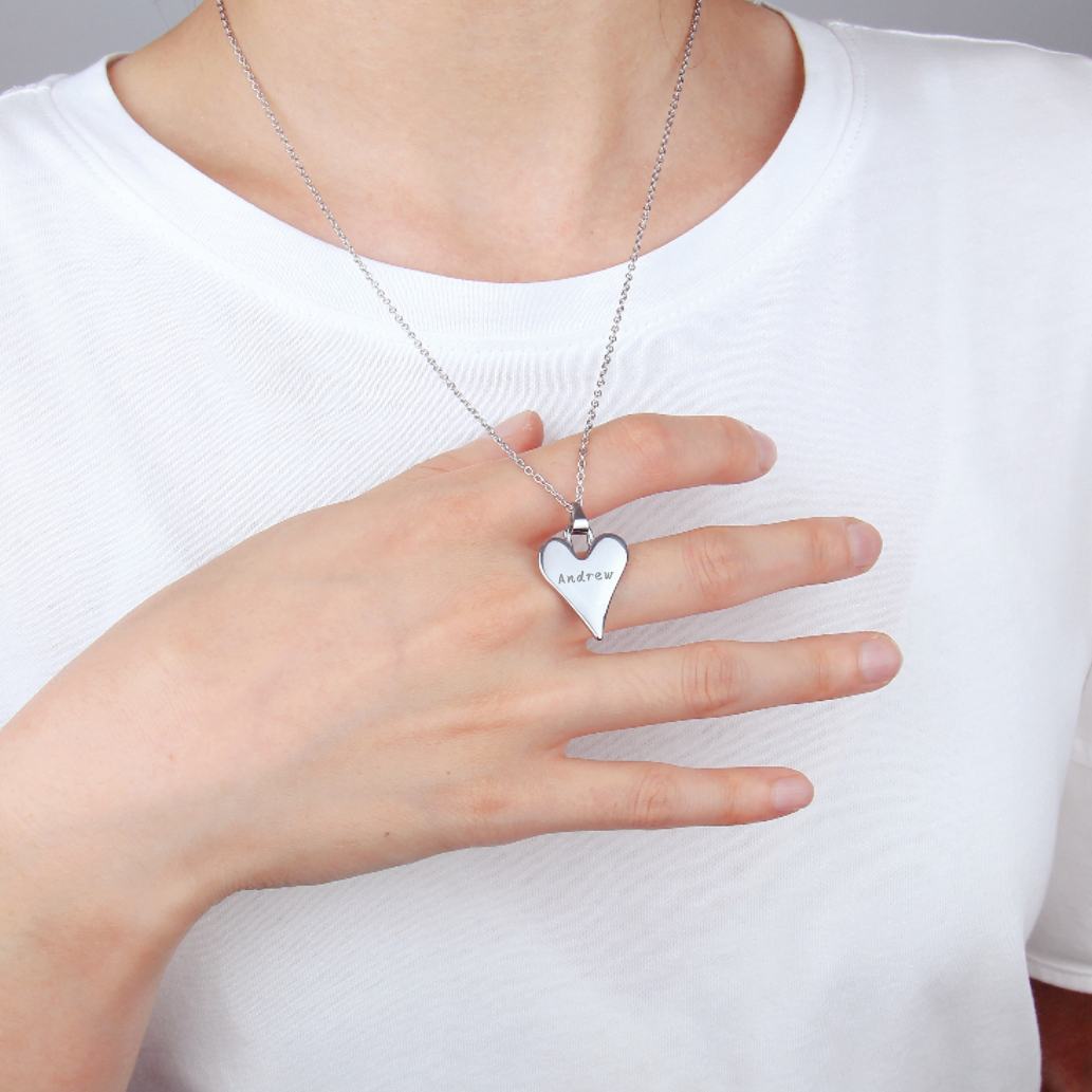 PN002 Personalized Stainless Steel Name Customization Necklace - Durable and Non-Fading - Cherish Your Unique Memories
