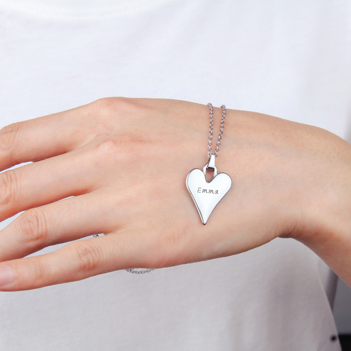 PN002 Personalized Stainless Steel Name Customization Necklace - Durable and Non-Fading - Cherish Your Unique Memories - Image 2