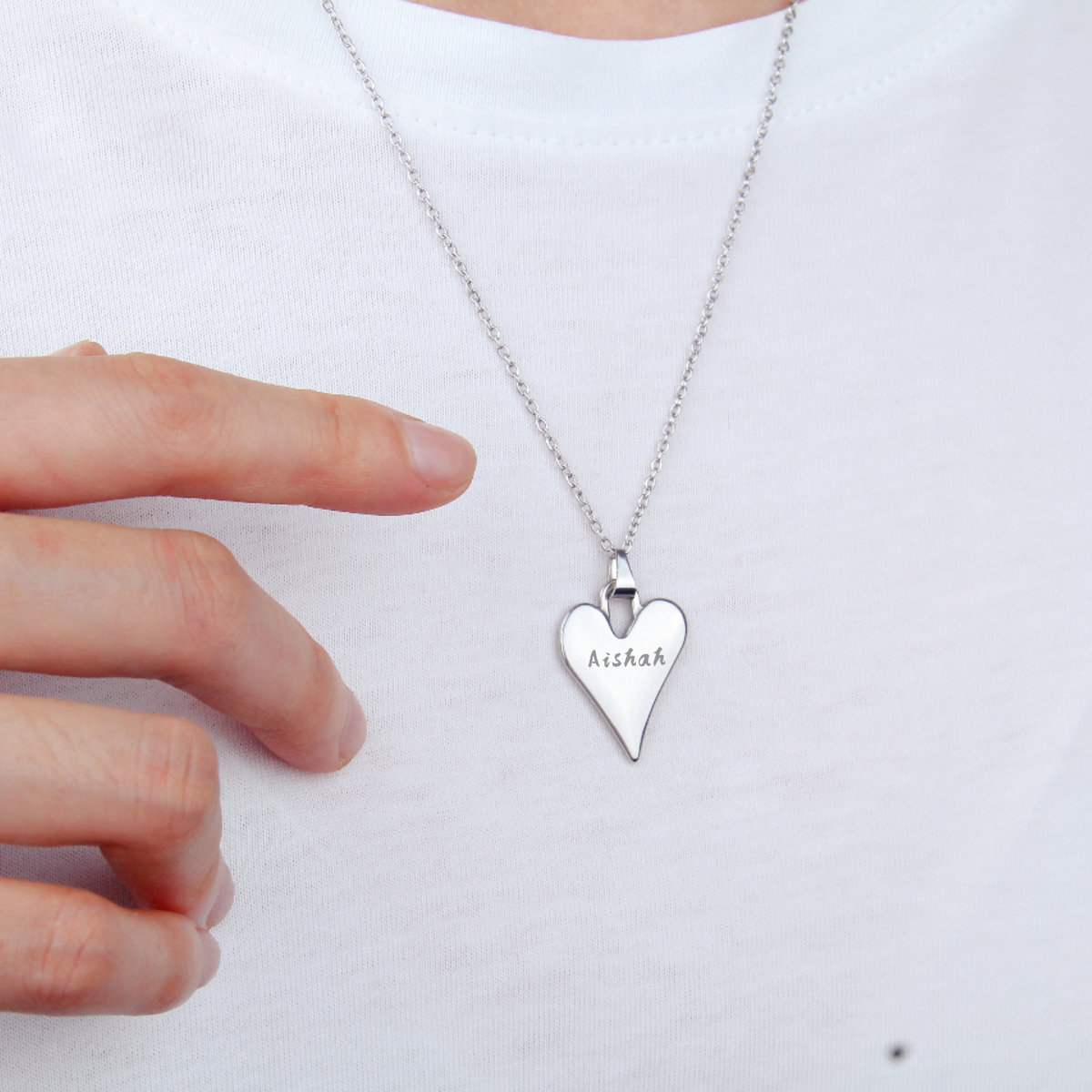 PN002 Personalized Stainless Steel Name Customization Necklace - Durable and Non-Fading - Cherish Your Unique Memories - Image 3