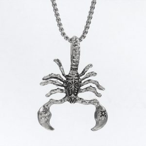 HN005:Hip-Hop Style Scorpion Pendant Necklace Necklace For Women and Men