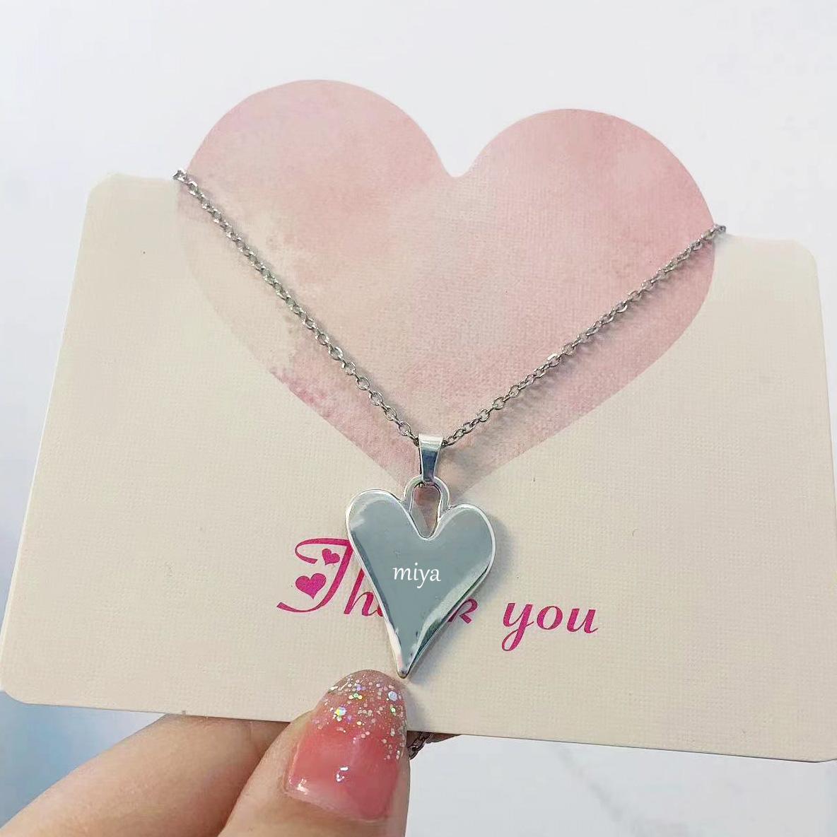 PN002 Personalized Stainless Steel Name Customization Necklace - Durable and Non-Fading - Cherish Your Unique Memories - Image 5
