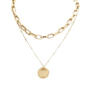 N079:Fashion Style Multi layered Necklace For Women And Men, Color Not Fade, Waterproof